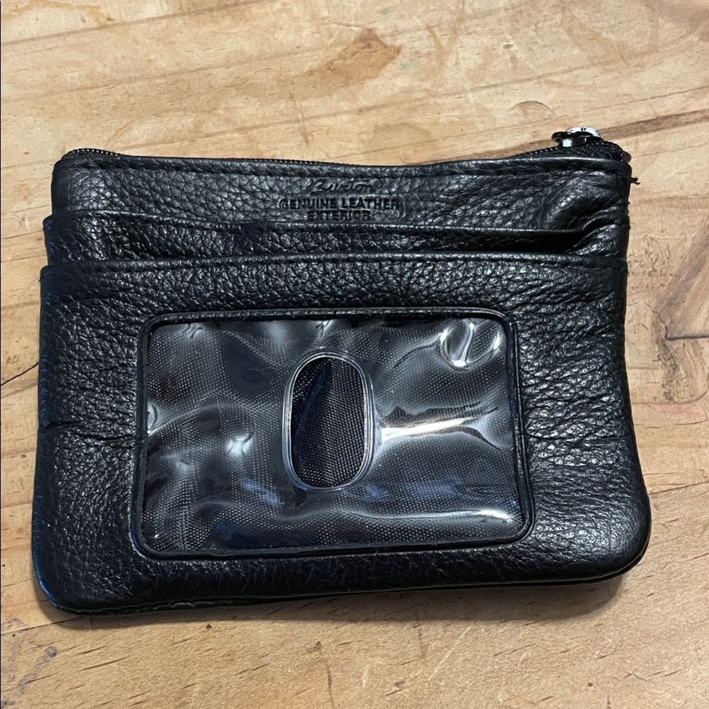 Elegant Black Leather Women's Wallet